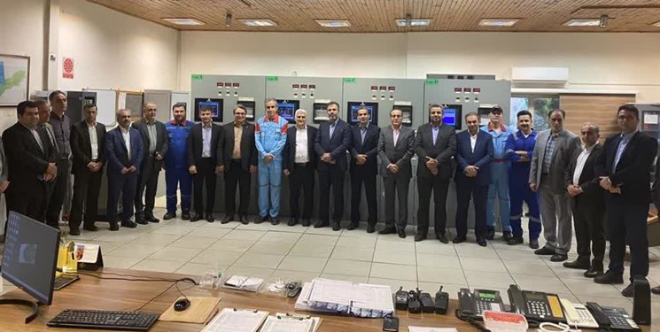 تاسیسات تقویت فشار گاز آرایش زمستانی گرفت