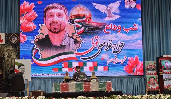فیلم| تشییع پیکر مطهر اولین شهید مدافع حرم گلستان در گرگان