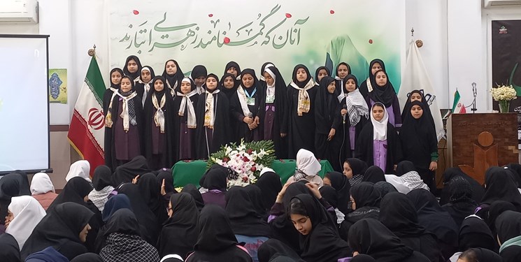 میزبانی دانش‌آموزان مازندرانی از کاروان شهدا