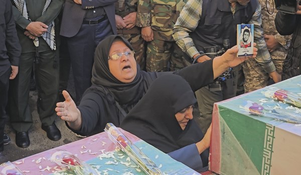 فیلم| وداع مادر شهید مفقودالاثر با شهدای گمنام در گلستان