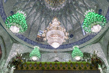 غبارروبی آستان مقدس امام‌زاده عبدالله گرگان