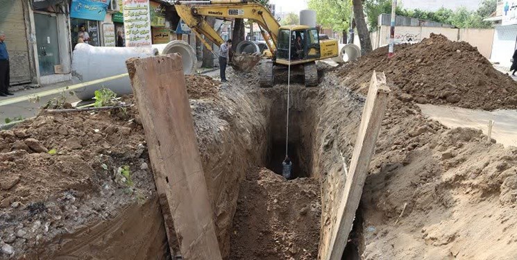 اتمام طرح جمع‌آوری آب‌های سطحی در مرکز شهر قائمشهر