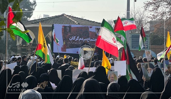 فیلم| اجتماع گرگانی‌ها در محکومیت حمله تروریستی کرمان