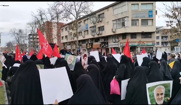 حضوری برای زائرانِ مکتبِ حاج قاسم