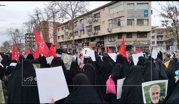 فیلم| حضوری برای ادای احترام به زائرانِ حاج قاسم