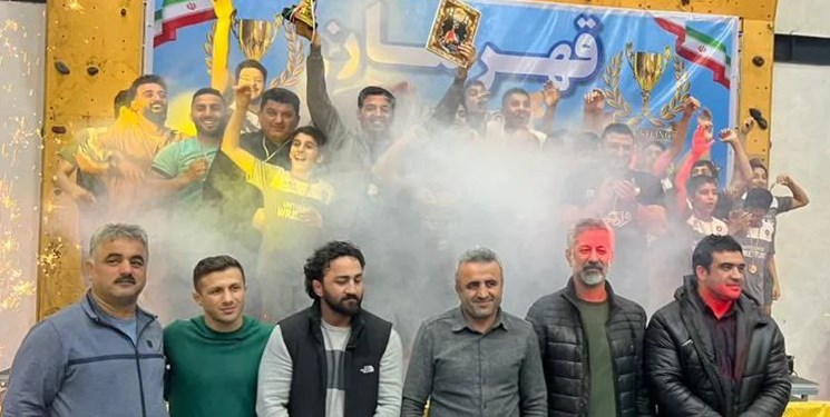 رقابت استعدادهای کشتی مازندران در لیگ کشتی آزاد نونهالان