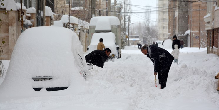 کاهش دما و یخبندان در مناطق برف‌گیر گیلان