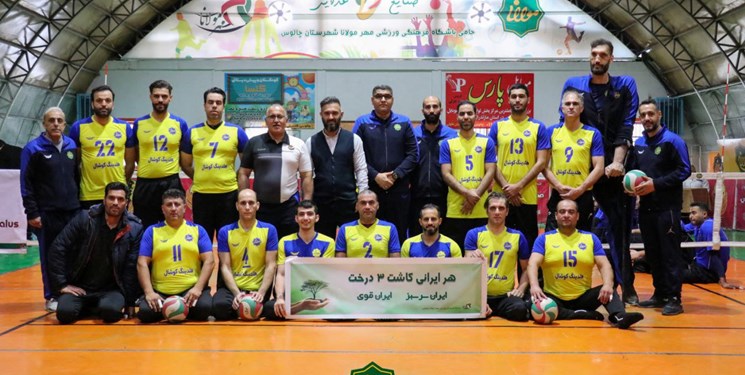 مازندران با اقتدار قهرمان نیم فصل لیگ برتر والیبال نشسته شد