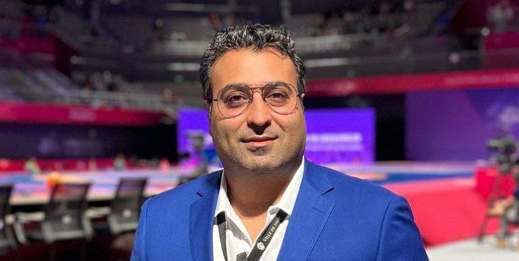 حضور داور مازندرانی در مسابقات تعیین کننده کشتی اروپا