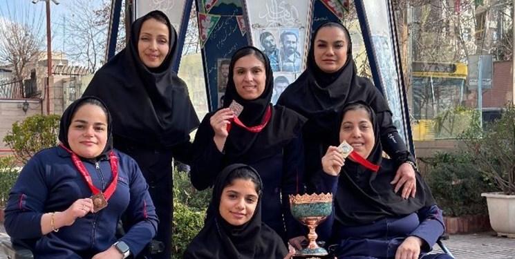 مسابقات بین المللی پارا وزنه برداری بانوان با سومی مازندران