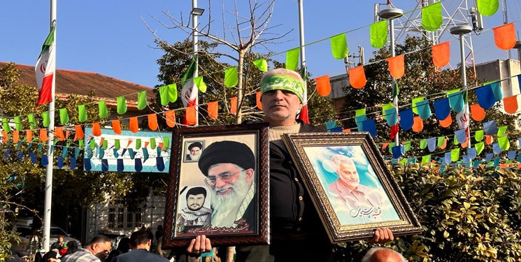 آغاز جشن پرشور و شکوه مردم دیارمیرزا در چهل و پنجمین بهار انقلاب