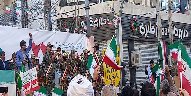 حضور اقوام و مذاهب مختلف گنبدکاووس در راهپیمایی 22 بهمن