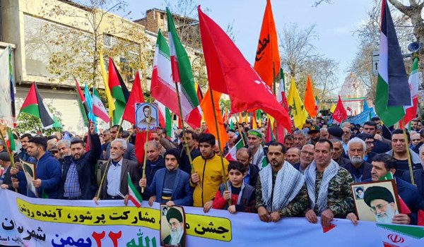 فیلم|راهپیمایی پرشور 22 بهمن در مرکز مازندران
