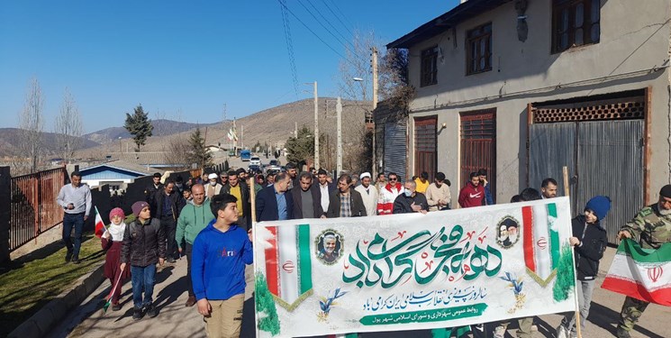 راهپیمایی مردم کجور در سالروز پیروزی انقلاب + عکس