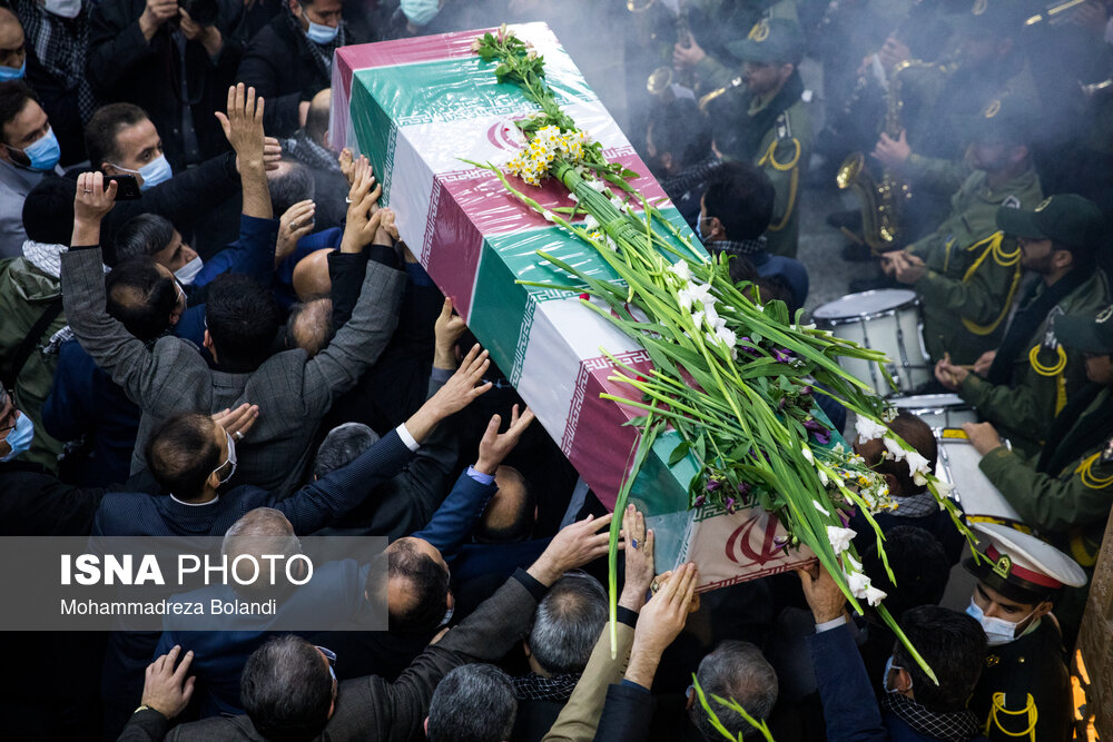 پیکرهای مطهر 14 شهید گمنام در مازندران تشییع می‌شود