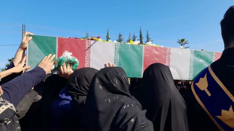 تشییع پیکر مطهر شهدای گمنام در نقاط مختلف مازندران