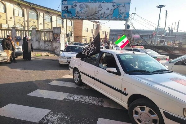 حرکت کاروان خودرویی بزرگداشت سردار دلها از رشت تا شلمان