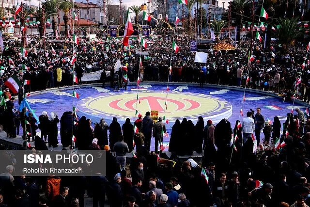 جشن چهل و چهارمین سالگرد پیروزی انقلاب - رشت
