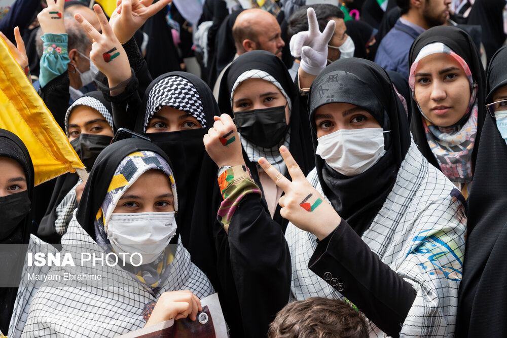 آغاز راهپیمایی روز قدس در سرزمین اقوام/ خروش گلستانی‌ها در حمایت از فلسطین