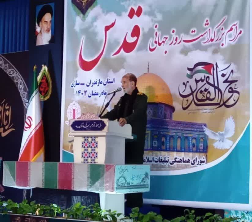 سردار اسدی: آشکار شدن چهره خبیث رژیم صهیونیستی در افکار عمومی