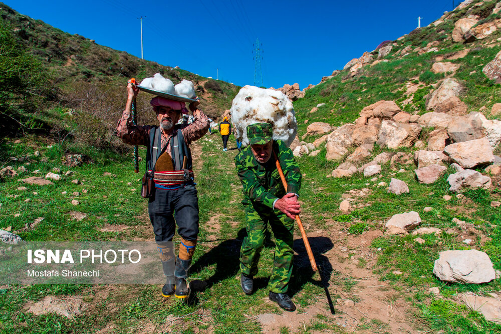 آیین «ورف چال» در روستای «آب اسک» آمل