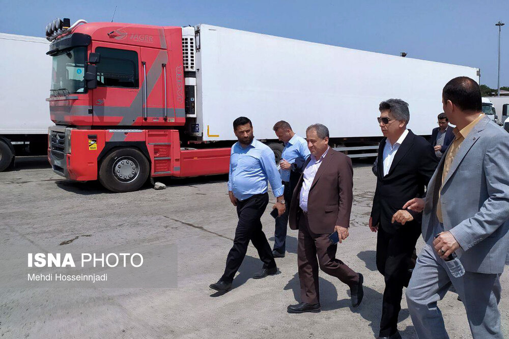 بازدید معاون و مدیران ستادی گمرک ایران از زیرساخت های اقتصادی مرزهای زمینی و ریلی آستارا