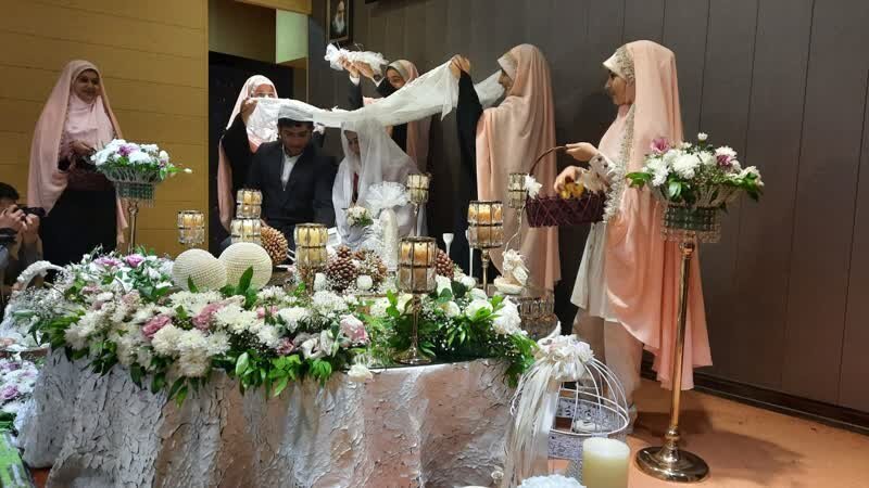 30 زوج مددجوی آملی در دهه کرامت راهی خانه بخت شدند