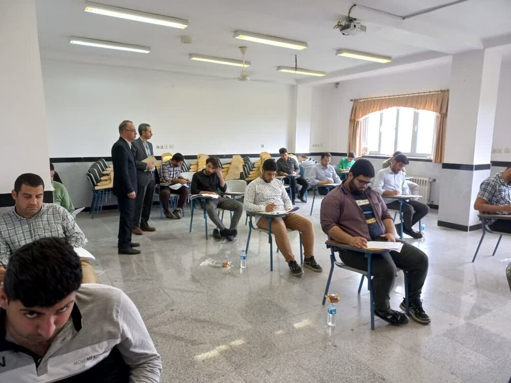 برگزاری دهمین آزمون مشترک فراگیر دستگاه‌های اجرایی کشور در مازندران