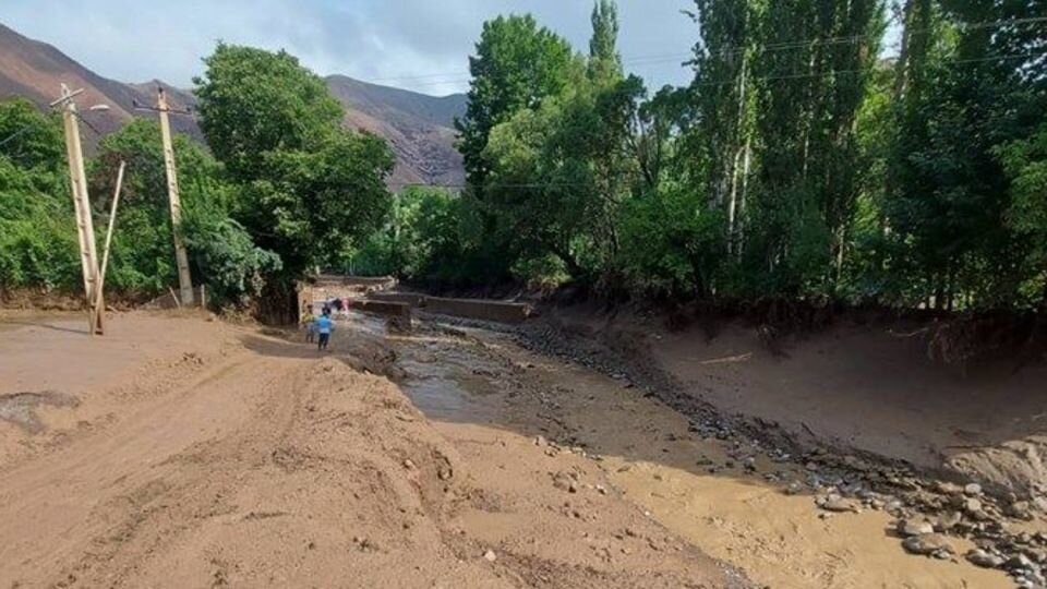 سیلاب روز گذشته در بلده حادثه جانی به همراه نداشت