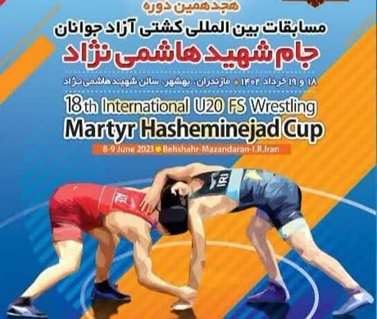 مسابقات بین المللی کشتی جام شهید هاشمی نژاد دربهشهر آغازشد