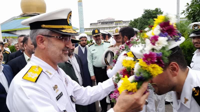 تجلیل از خانواده ها و کارکنان ناوگروه 86 در نوشهر