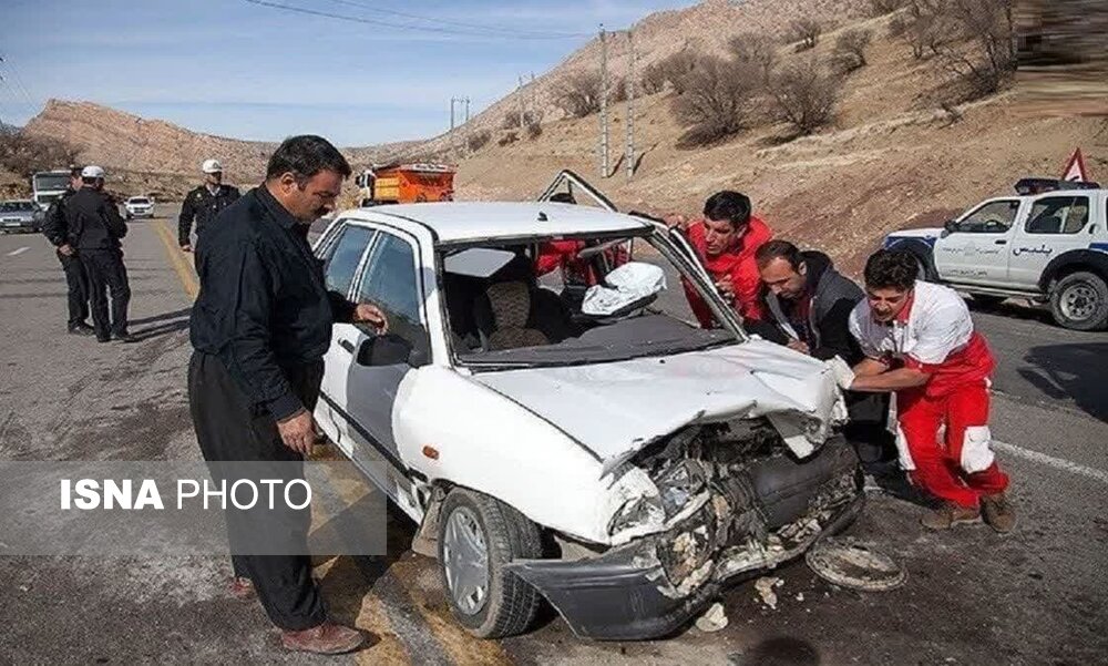 تصادف مرگبار در گنبدکاووس/ 2 کشته و 6 مجروح در برخورد پراید و ساینا