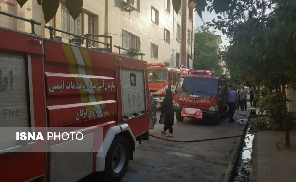 حریق در مرکز نگهداری کودکان گرگان/ نجات 20 کودک از میان زبانه‌های آتش