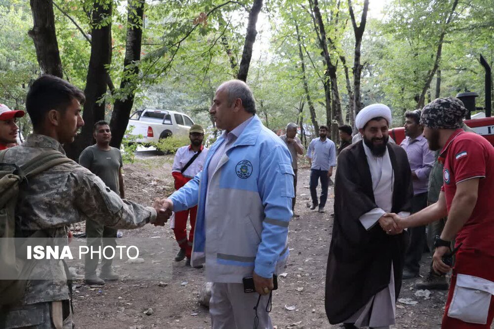 مهار آتش‌سوزی در پارک ملی گلستان