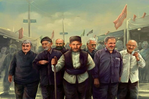 رونمایی از نقاشی دیجیتال 7 شاعر آیینی فقید گیلان