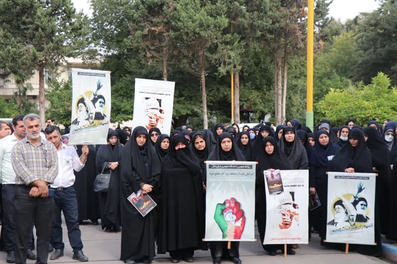 تجمع دانشگاهیان دانشگاه علوم پزشکی بابل علیه رژیم کودک‌کش صهیونیست