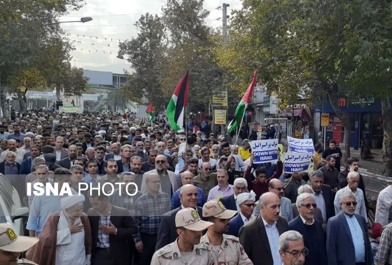 راهپیمایی 13 آبان در گلستان آغاز شد