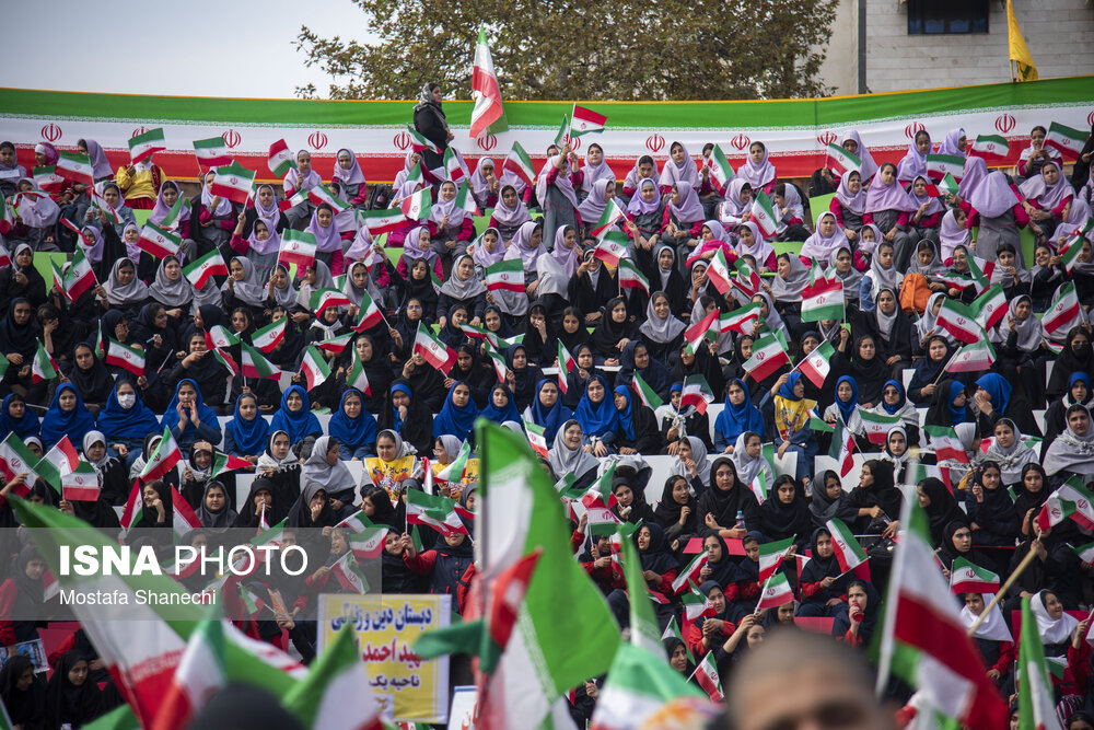 راهپیمایی 13 آبان در ساری