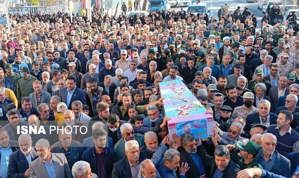 پیکر نخستین شهید مدافع حرم گلستان در گنبدکاووس آرام گرفت