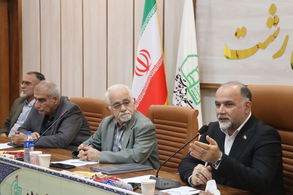 جلسه مجمع خیرین حرم ساز در فرمانداری رشت برگزار شد
