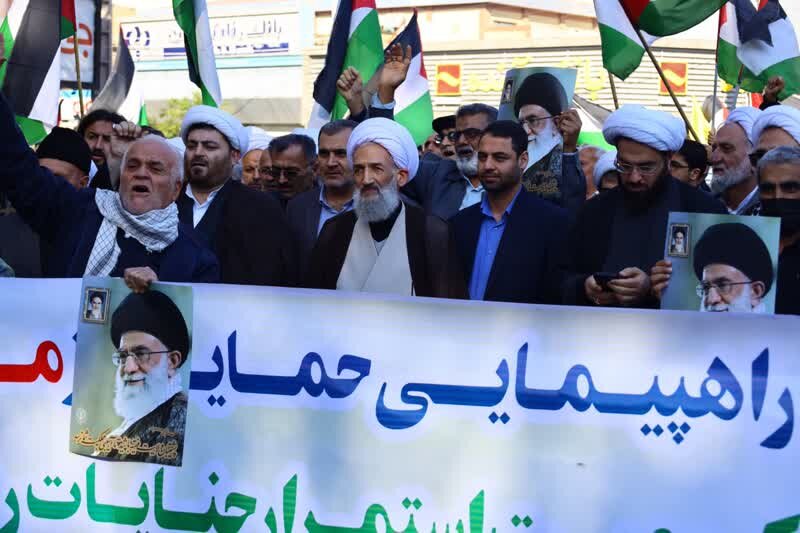 راهپیمایی سراسری مردم مازندران در حمایت از مردم مظلوم فلسطین+تصاویر
