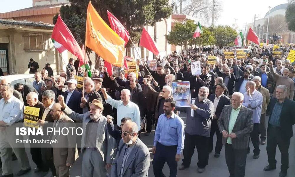 اعلام انزجار مردم گرگان از عاملان حادثه تروریستی کرمان + عکس