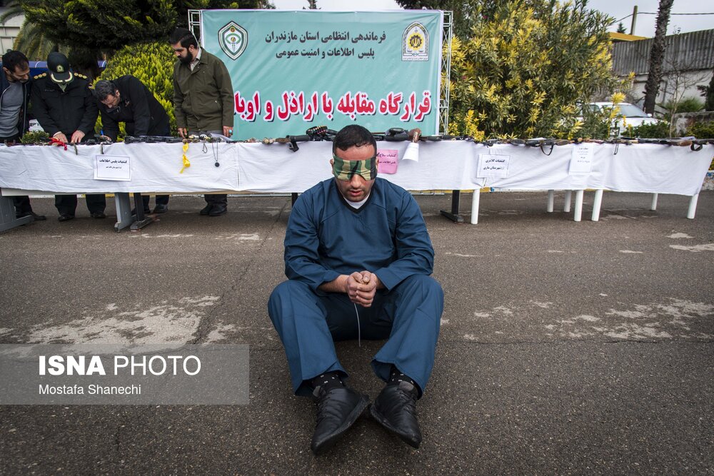عملیات ضربتی پلیس مازندران در برخورد با اراذل و اوباش