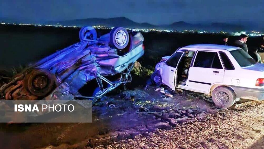 جان باختن 2 نفر در تصادف جاده کلاله به گنبد کاووس