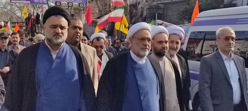 حضور مسئولان دستگاه قضایی مازندران در راهپیمایی 22 بهمن