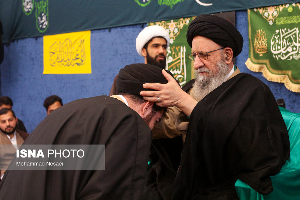 عمامه گذاری طلاب در روز جشن نیمه شعبان ـ گرگان