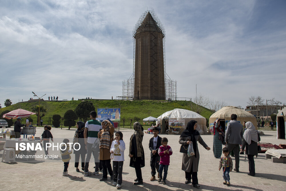 گنبد کاووس و مسافران نوروزی