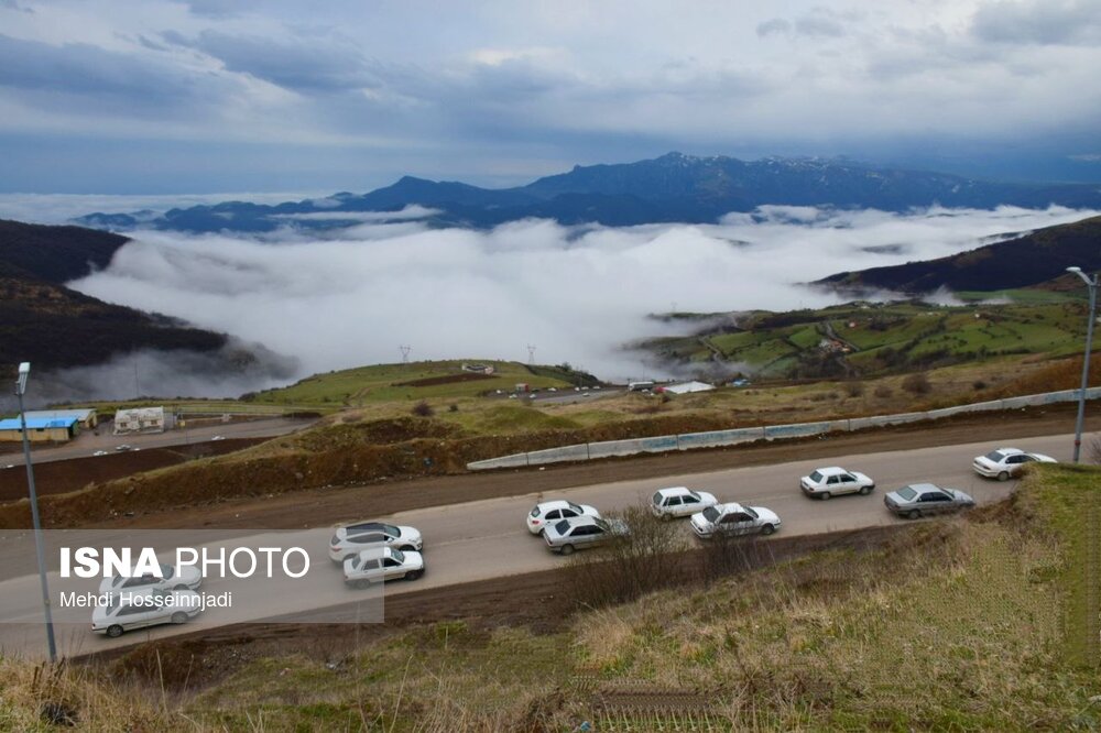 استقبال مسافران نوروزی از منطقه نمونه گردشگری حیران آستارا