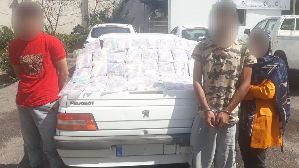 قاچاق نافرجام حشیش در پوشش خانواده/کشف 40 کیلو حشیش در رشت