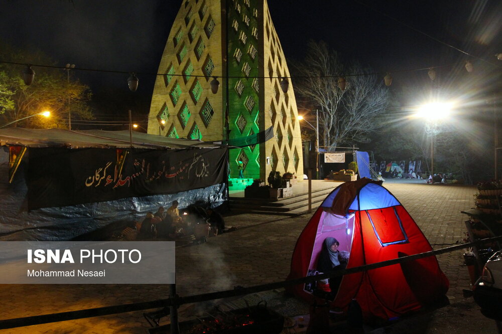 افطاری ساده در پارک جنگلی ناهارخوران گرگان